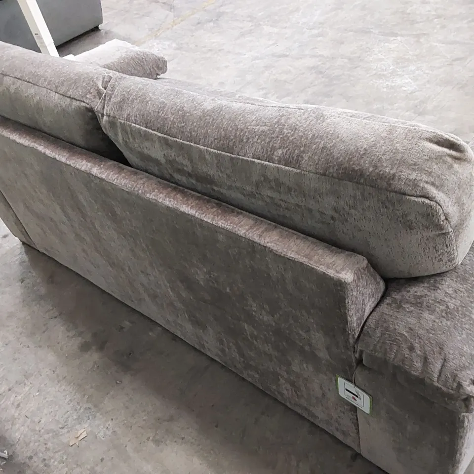 QUALITY DESIGNER 3 SEATER FABRIC UPHOLSTERED SOFA