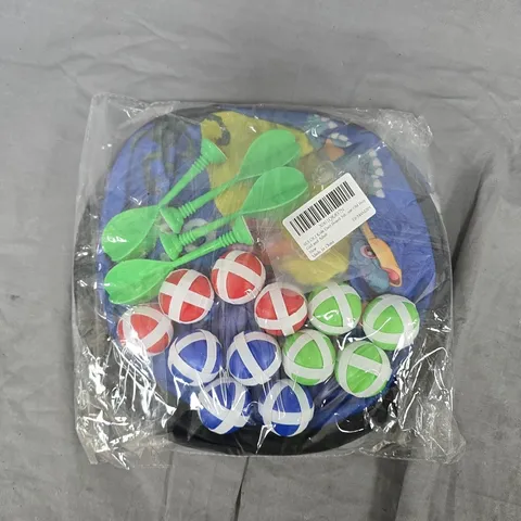KIDS' OUTDOOR GAME SET WITH COLOURED BALLS AND PADDLES β SEALED BAG