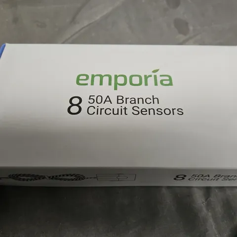 BOXED AND SEALED SMART HOME ENERGY MONITOR WITH 8 50A CIRCUIT LEVEL SENSORS