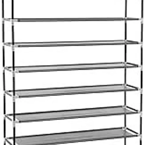 BOXED SONGMICS 50 PAIR STACKABLE SHOE RACK SCHUHREGAL