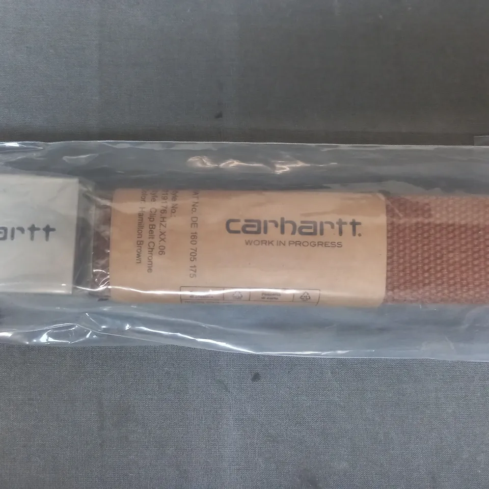 CARHARTT BELT IN HAMILTON BROWN ONE SIZE