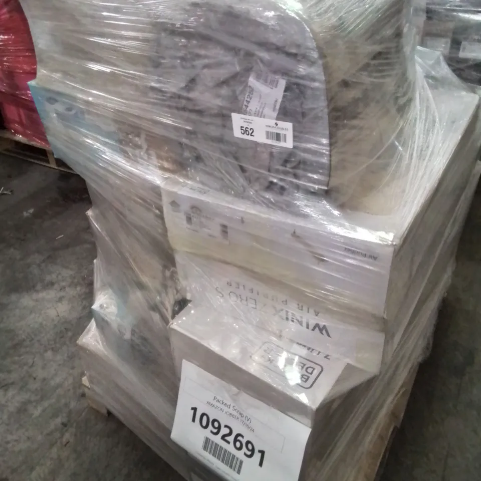 PALLET OF APPROXIMATELY 25 UNPROCESSED RAW RETURN HOUSEHOLD AND ELECTRICAL GOODS TO INCLUDE;