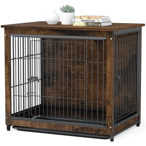 BOXED LANDIS FURNITURE STYLE PET CRATE WITH 2 DOORS ( 1 BOX)