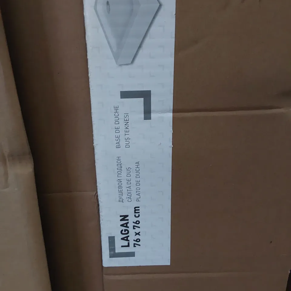 BOXED LAGAN SQUARE SHOWER TRAY 76 × 76cm