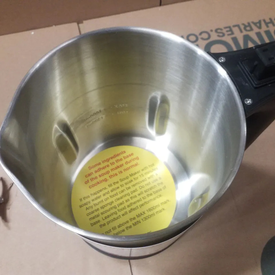 BOXED MORPHY RICHARDS 501022 1.6L SOUP MAKER