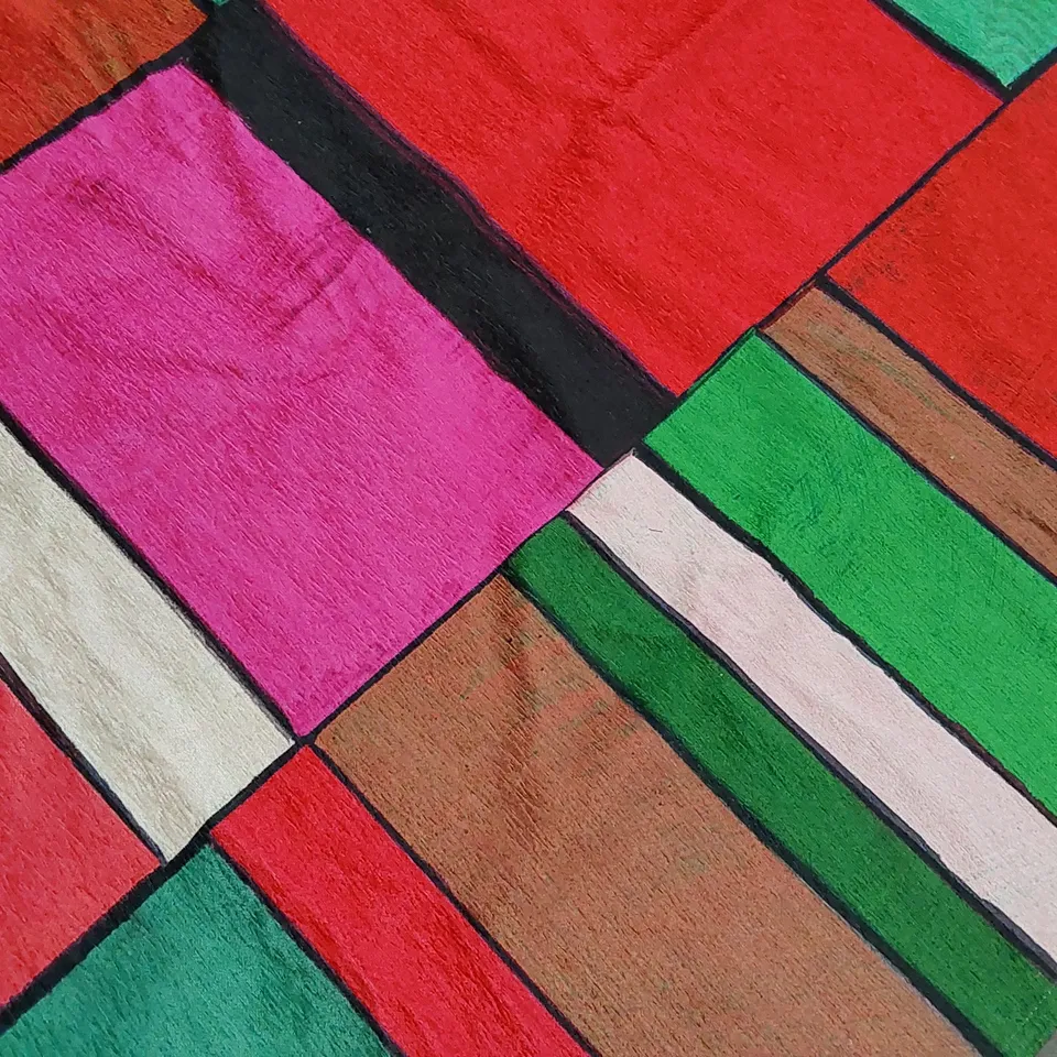 GIDDEON GEOMETRIC MACHINE WOVEN AREA RUG // 200 X 140CM