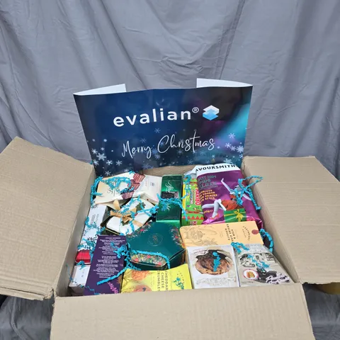 ASSORTED CHRISTMAS CONFECTIONERY BOX – WRAPPED CHOCOLATES & SNACKS