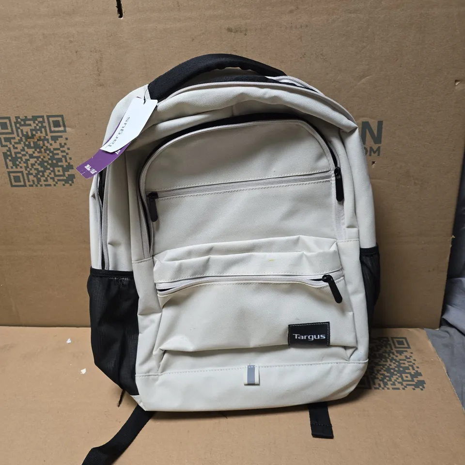 TARGUS BACKPACK 22L – LIGHT GREY WITH BLACK TRIM
