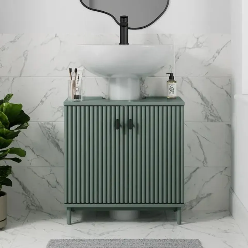 BOXED DUNELM ELSIE UNDER SINK UNIT - LILYPAD