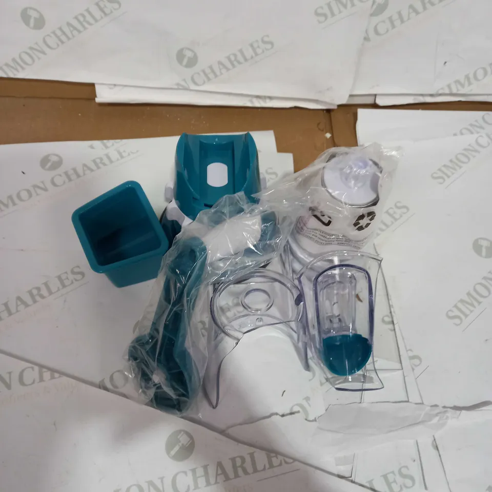 COOK'S ESSENTIALS SPEED GRATER & SLICER WITH SUCTION BASE IN TEAL