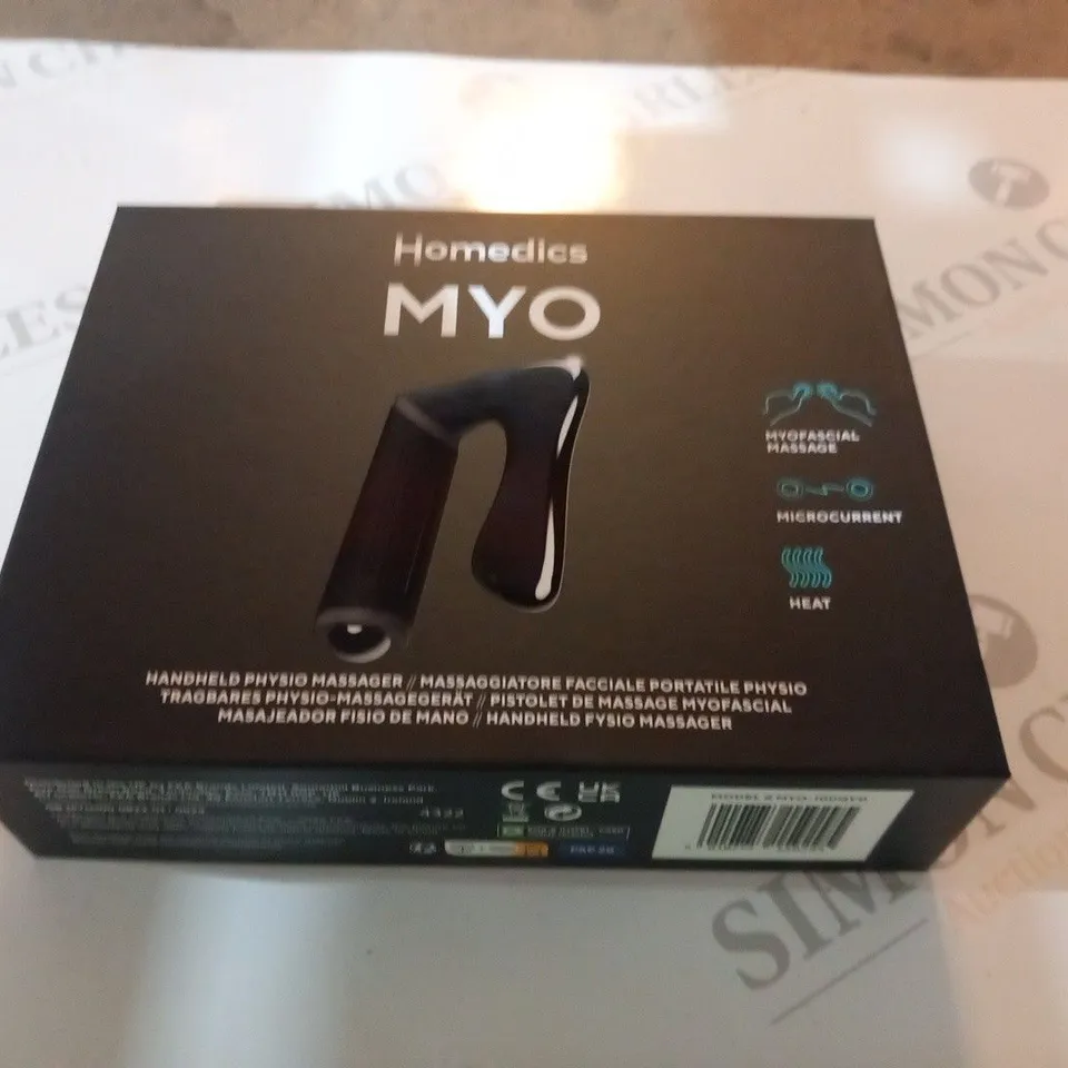 BOXED HOMEDICS MYO HANDHELD PHYSIO MASSAGER 