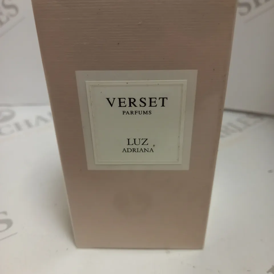 BOXED AND SEALED VERSET PARFUMS "LUZ ADRIANA" EAU DE PARFUM, 100ML 