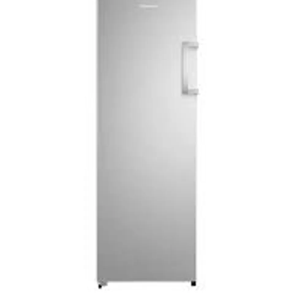 BOXED HISENSE RL415N4ACE 60CM WIDE, FREESTANDING TALLER FRIDGE - STAINLESS STEEL