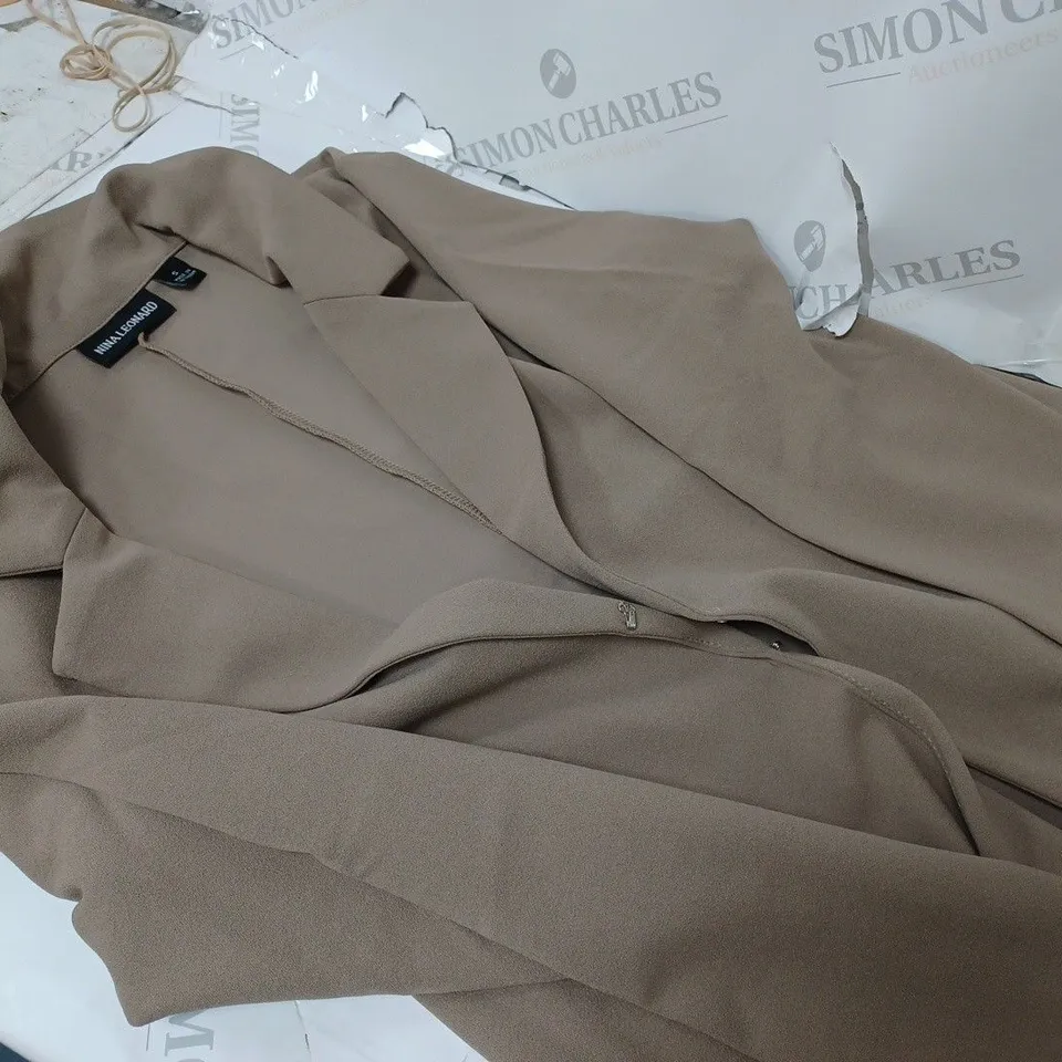 NINA LEONARD JACKET MINK SIZE S 