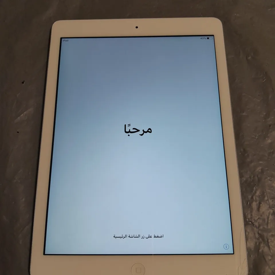 UNBOXED APPLE IPAD AIR SILVER - A1474