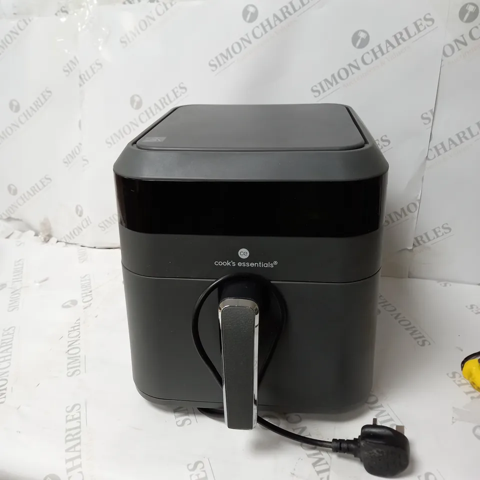 BOXED COOK'S ESSENTIALS 5.8L AIR FRYER IN SLATE GREY