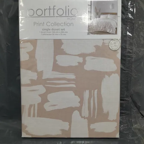 PORTFOLIO HOME PRINT COLLECTION DUSA SINGLE DUVET SET