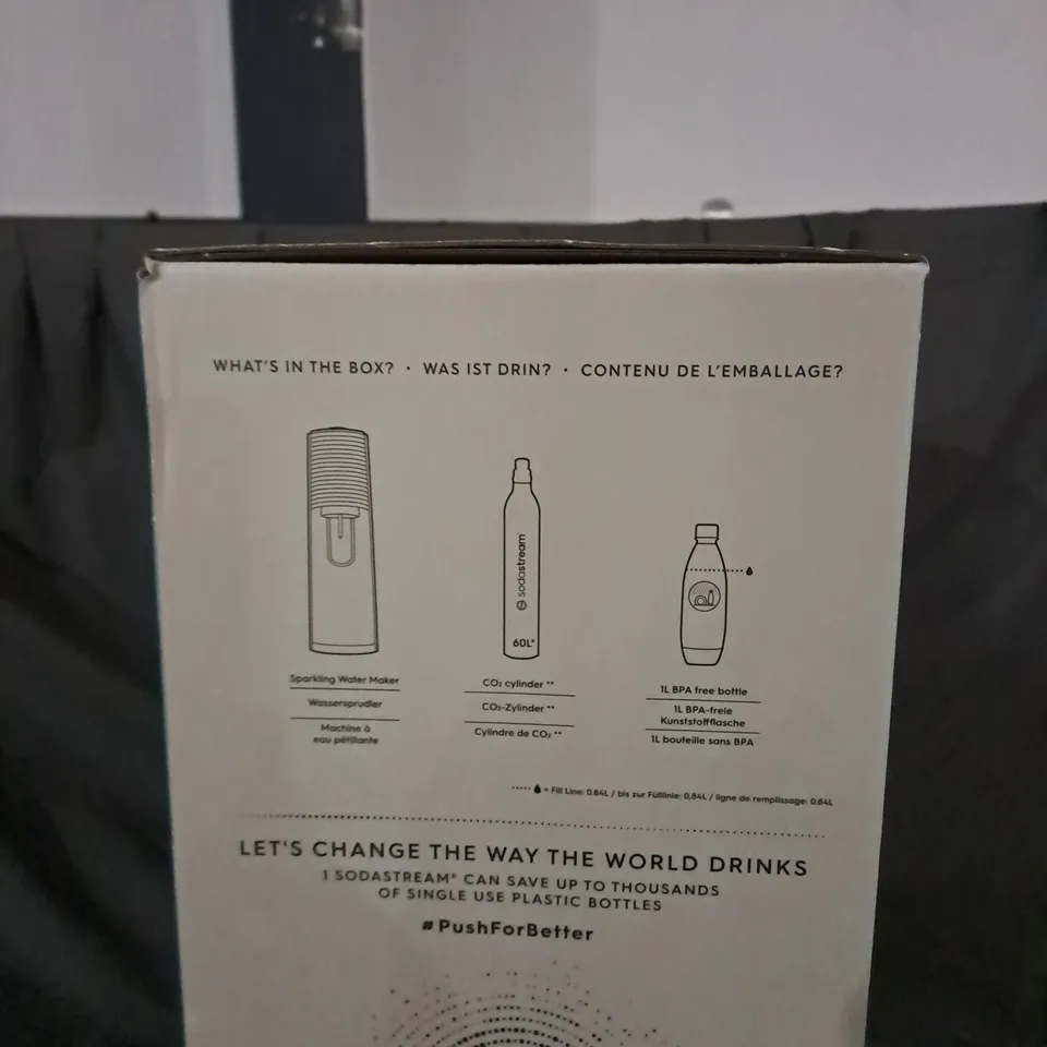 BOXED SODASTREAM TERRA SPARKLING WATER MAKER