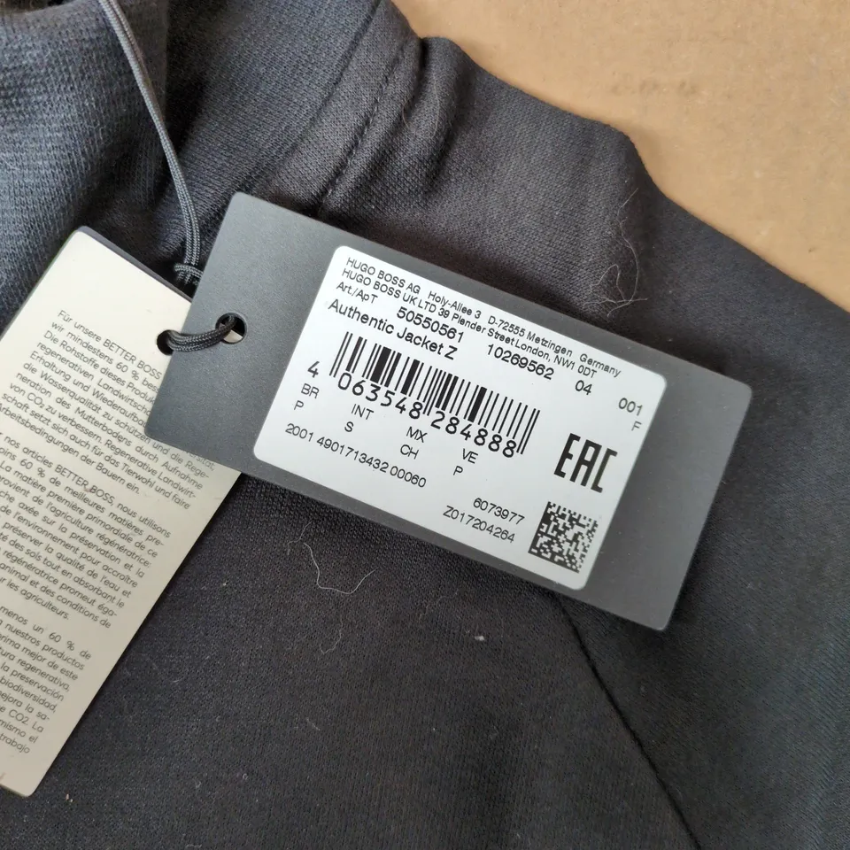 HUGO BOSS HOMEWEAR ZIP JACKET – BLACK SMALL