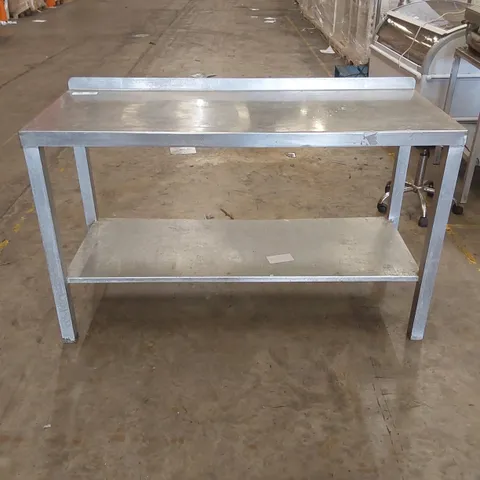 STAINLESS STEEL COMMERCIAL PREP TABLE