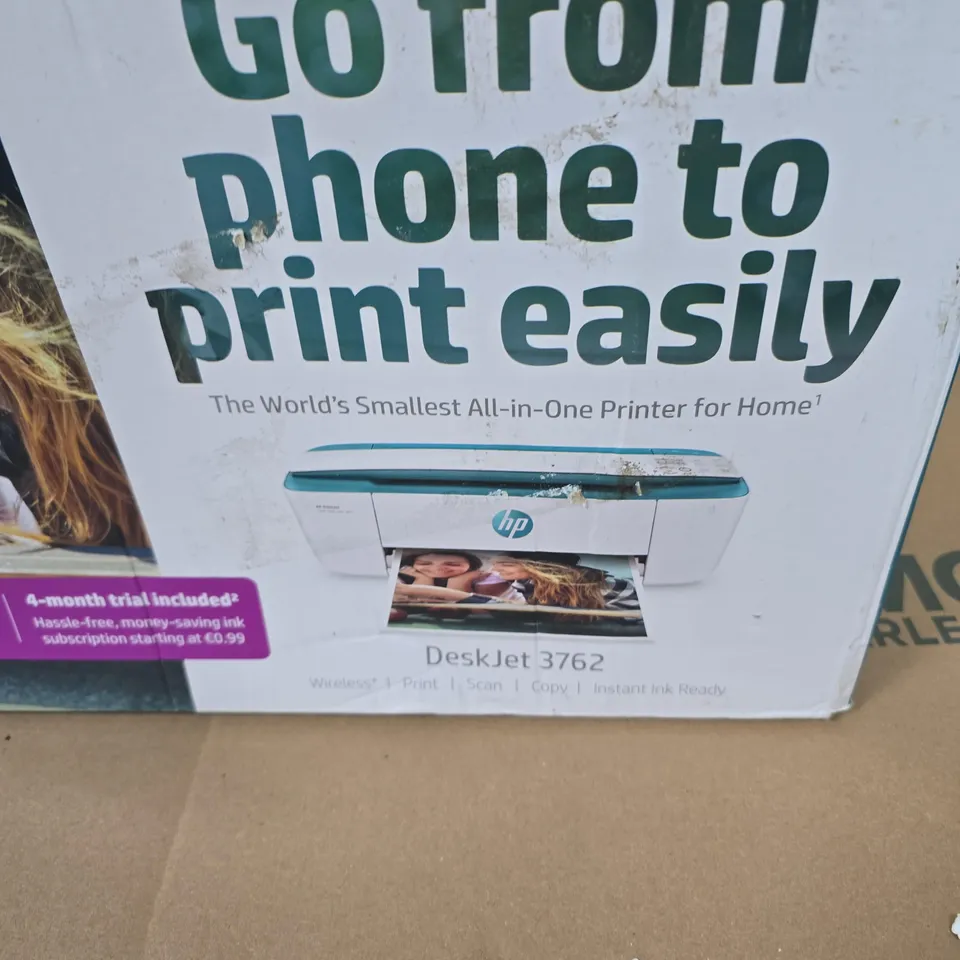 HP DESKJET 3762 ALL-IN-ONE PRINTER – TURQUOISE (WIRELESS, PRINT/SCAN/COPY)