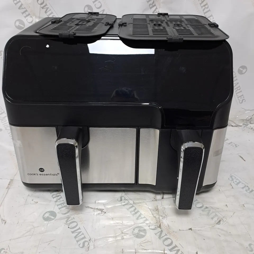 COOK'S ESSENTIALS 7.7L DUAL AIR FRYER 