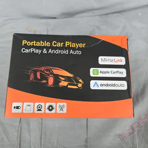 Portable Car Player with CarPlay & Android Auto – Boxed 