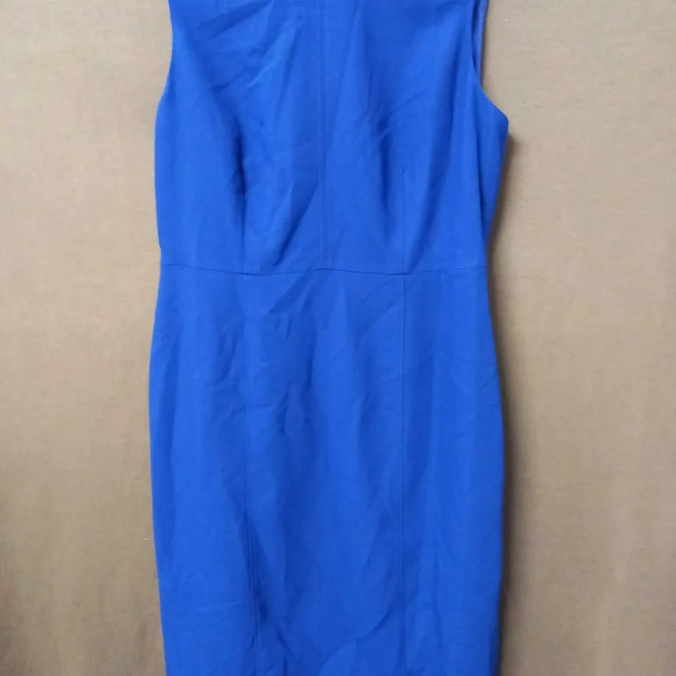 HOBBS LONDON SILVIA DRESS IN COBALT DRESS - UK 14