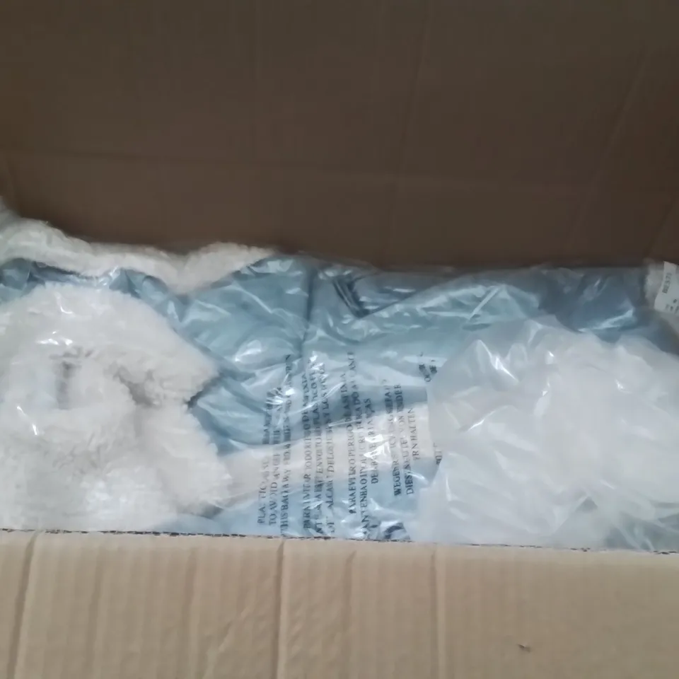 BOXED BRAND NEW APPROXIMATELY 6 SIMPLY BE LIGHT WASH DENIM GILET SIZE 20