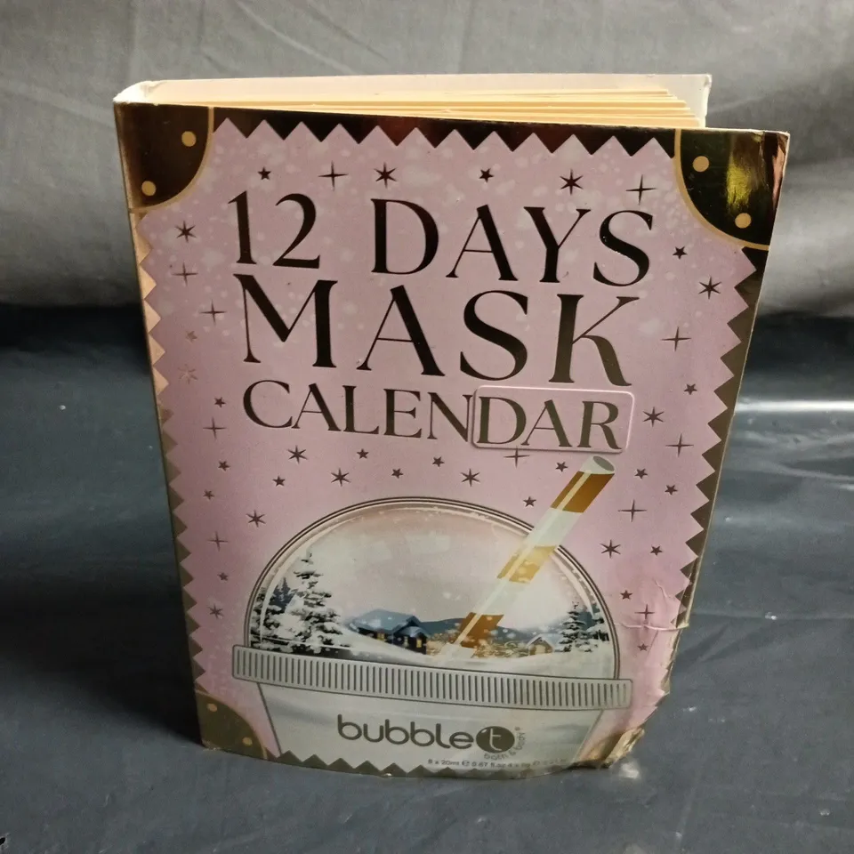BUBBLE 12 DAYS MASK CALENDAR – FACE MASK ADVENT CALENDAR