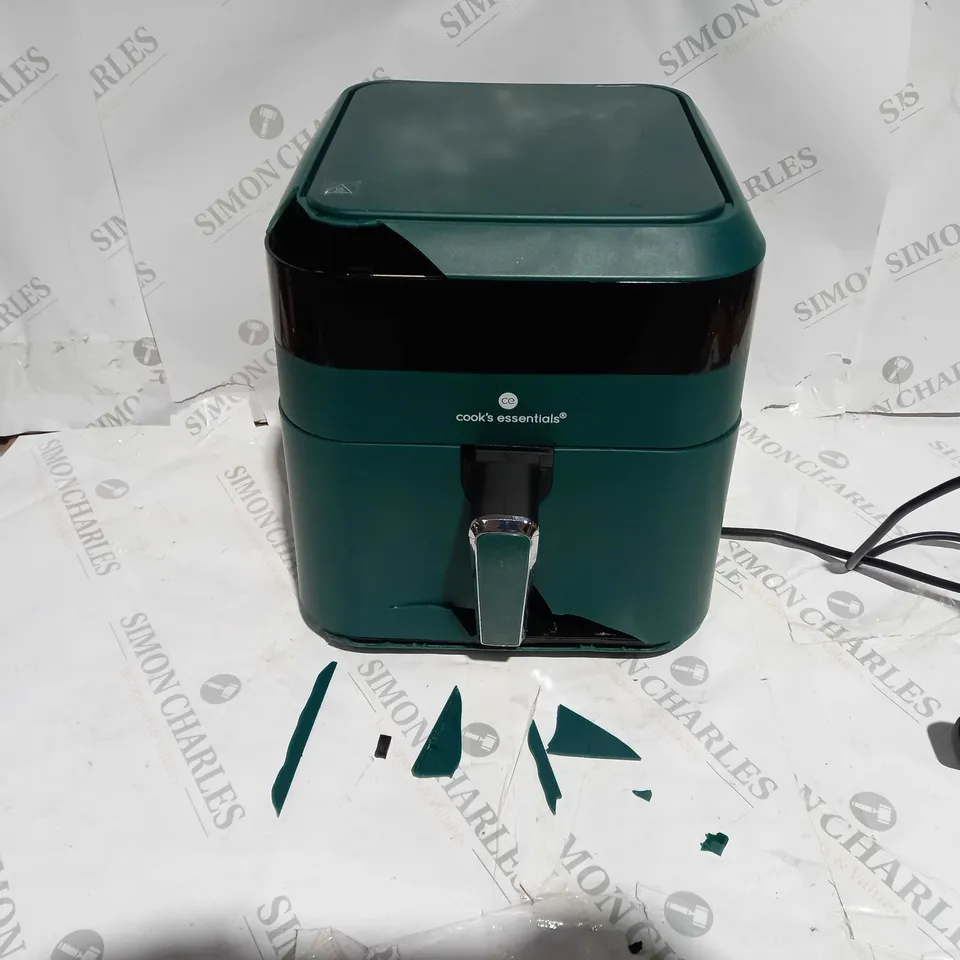 COOKS ESSENTIALS AIR FRYER - EMERALD