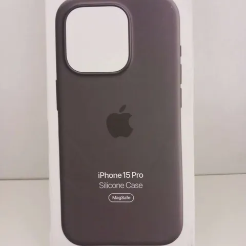 BOXED APPLE IPHONE 15 PRO SILICONE CASE MAG SAFE