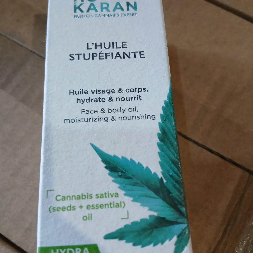 APPROXIMATELY 45 KARAN CANNABIS SATIVA SEED OIL – FACE & BODY HYDRATING OIL