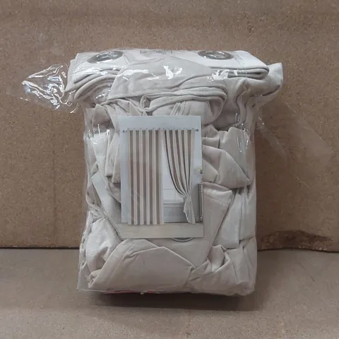 BAGGED HEAVY VELVET EYELET READY MADE THERMAL CURTAINS - 168 x 183cm