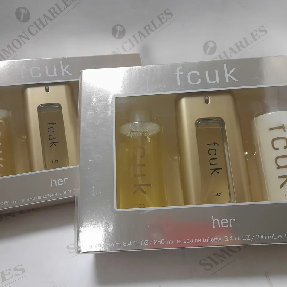 LOT OF 2 FRENCH CONNECTION ORIGINAL HER EAU DE TOILETTE GIFT SETS