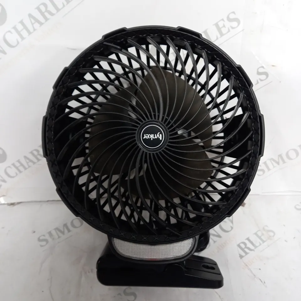 LYNKER CAMPING FAN WITH LED LIGHTS