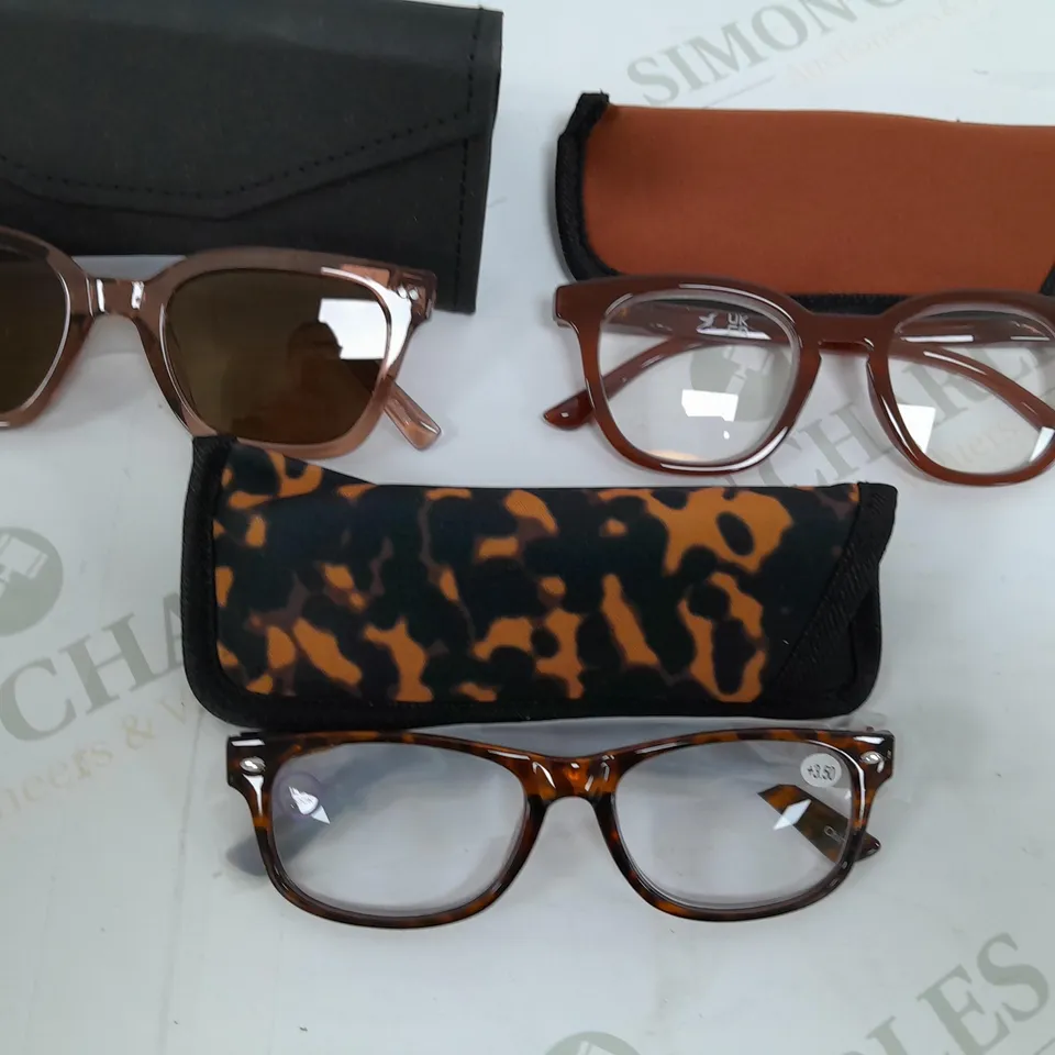 HUMMINGBIRD SUNGLASSE AND READING GLASSES 