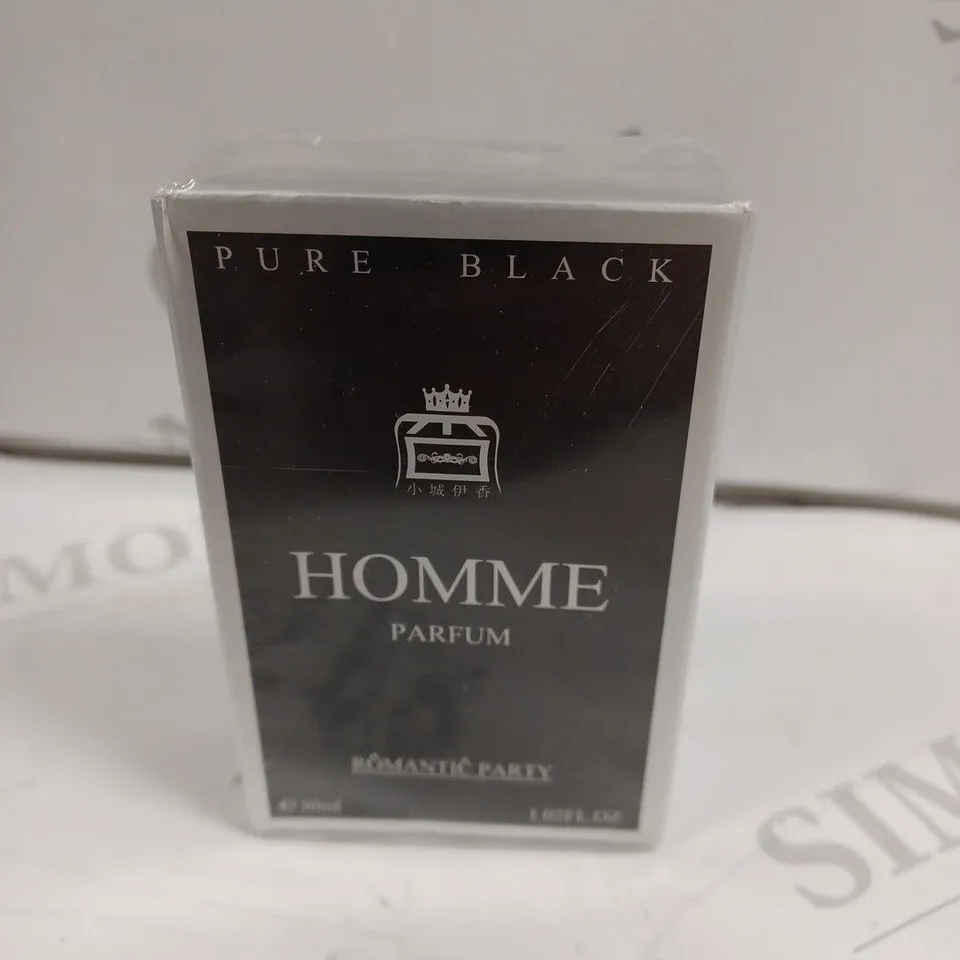 BOXED AND SEALED PURE BLACK HOMME PARFUM 30ML