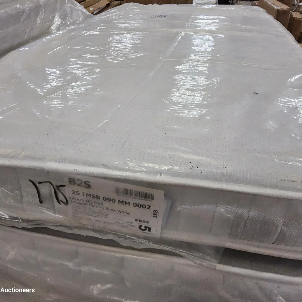QUALITY BAGGED 3' SINGLE IMAGINE SPRUNG BUNK MATTRESS 