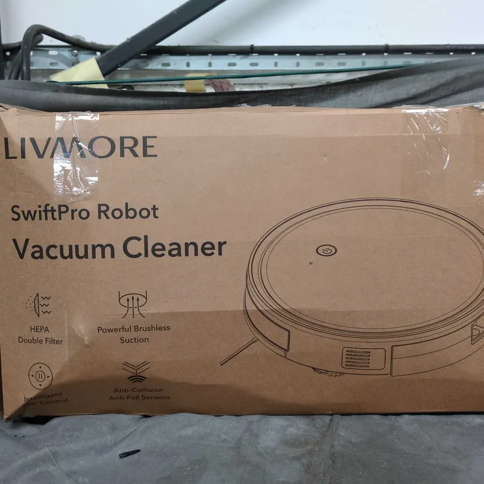 LIVAMORE SWIFTPRO ROBOT VACUUM CLEANER – BOXED 