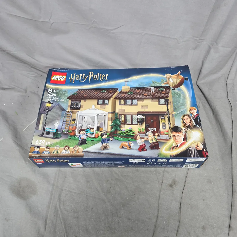 BOXED LEGO HARRY POTTER - 76451 - PRIVET DRIVE AUNT MARGE'S VISIT