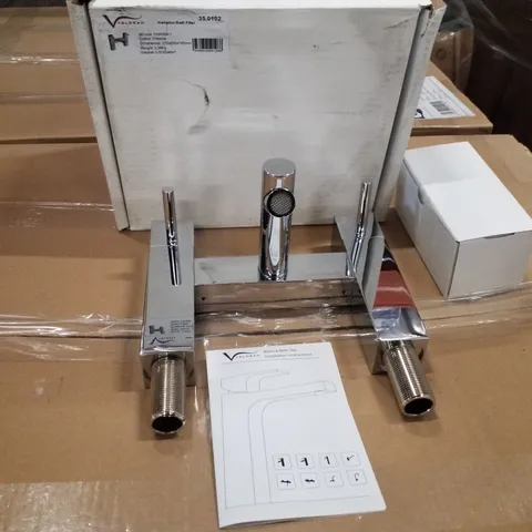 BRAND NEW BOXED VELDEAU HAMPTON BATH FILLER- CHROME