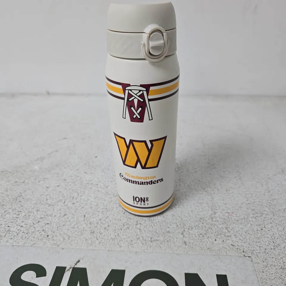 WASHINGTON COMMANDERS WHITE INSULATED WATER BOTTLE – ION8 SPORT