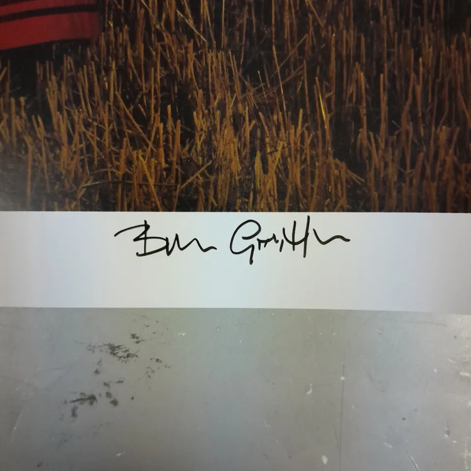 SIGNED BRIAN GRIFFIN A BROKEN FRAME "THE WHEATFIELD LADY" POSTER PRINT 