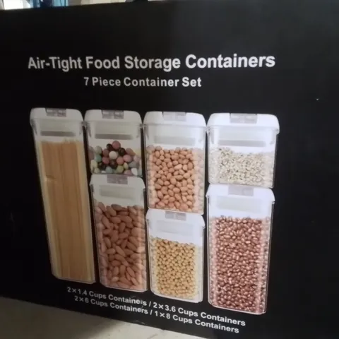 BOXED 7PCS AIR TIGHT FOOD CONTAINERS 