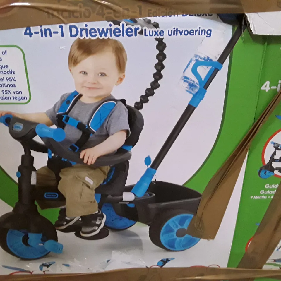 BOXED LITTLE TIKES 4 IN 1 DELUXE EDITION PUSH TRIKE - BOXED RRP £109.99