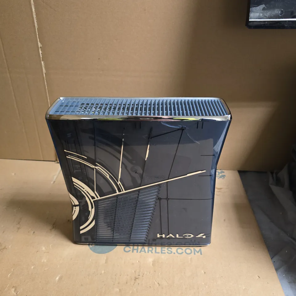 MICROSOFT XBOX 360 HALO 4 LIMITED EDITION CONSOLE – BLUE/BLACK ARTWORK
