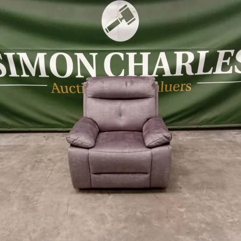 IVANA FABRIC POWER RECLINER ARMCHAIR WITH USB CHARGING AND STORAGE