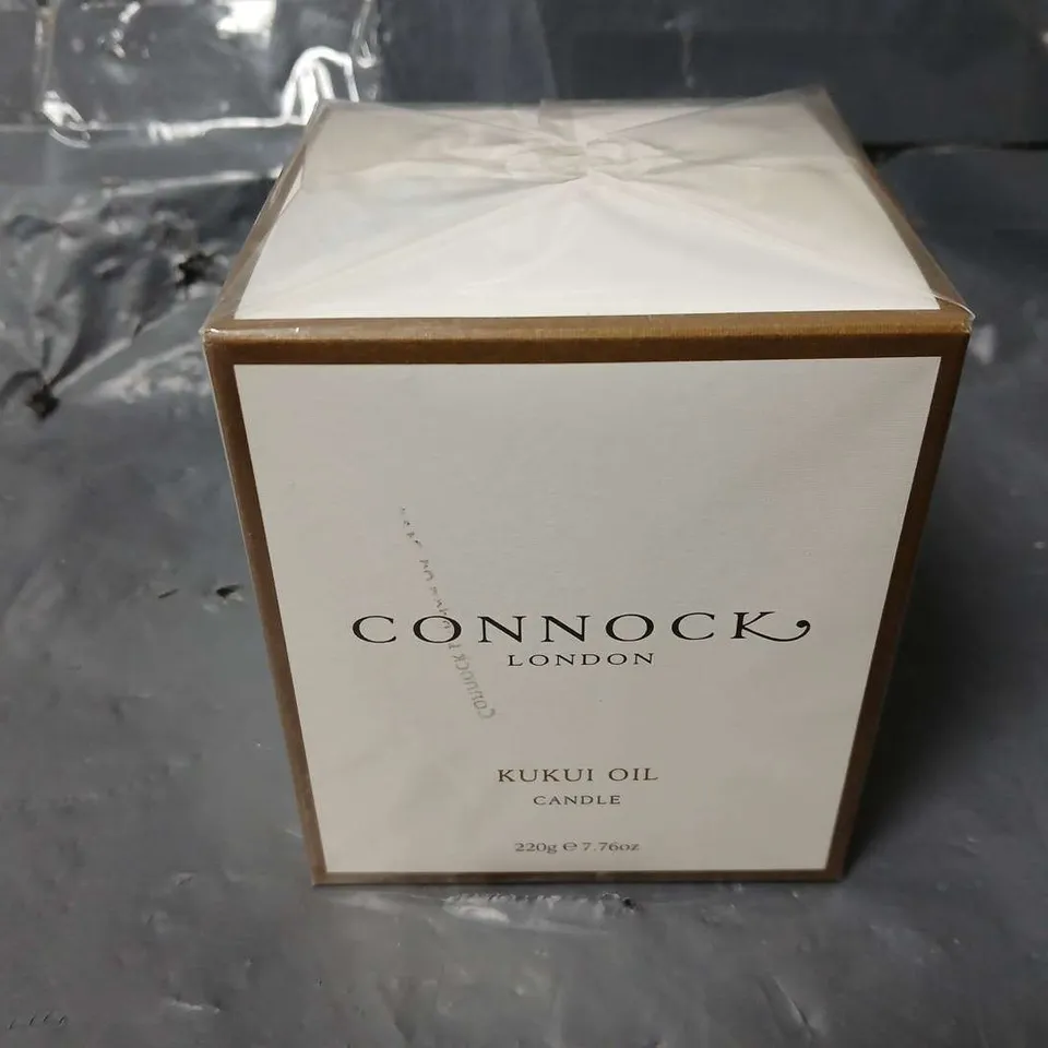 BOXED AND SEALED CONNOCK KUKUI OIL CANDLE (220g)