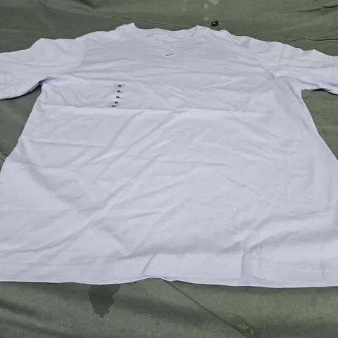 NIKE LOGO T-SHIRT, LILAC- UK SIZE M
